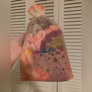 Bag of scrunchies, never been used